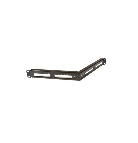 SIEMON MXPNLA24 MX-PNLA-24 Patch Panel MAX de 24 Puertos Modular (Vacío) Angulado 1UR