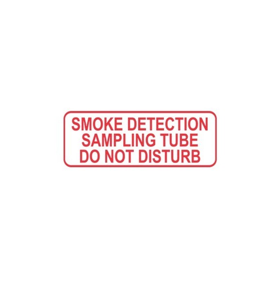SAFE FIRE DETECTION INC. RP5217 RP-5217 Etiqueta de identificación para tubería de as