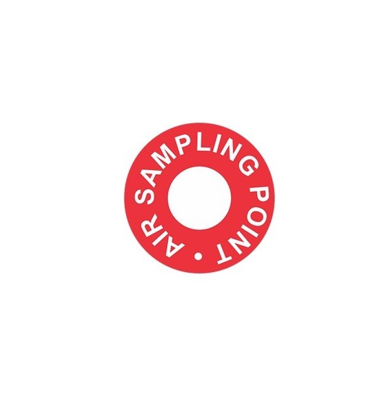 SAFE FIRE DETECTION INC. RP5218 RP-5218 Etiqueta de Punto de Muestreo para Tubería de
