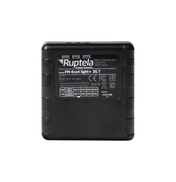 RUPTELA ECO4LIGHT3GT ECO4LIGHT3GT Localizador Vehicular 3G / Sensores de combustible