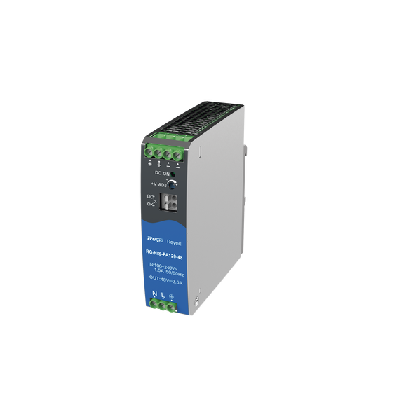 RUIJIE RGNISPA12048 RG-NIS-PA120-48 Fuente de Alimentación AC/DC 120W DIN-RAIL para S