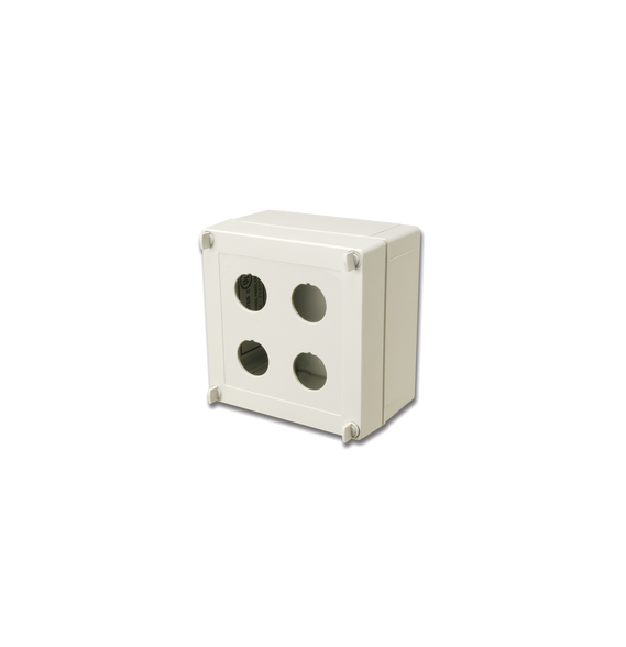 SIEMON XIBOX04 X-IBOX-04 Caja industrial de conexión (Ruggedized) de 4 puertos de cob