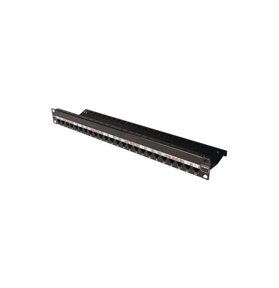 SIEMON ZPNL24E Z-PNL-24E Patch Panel Z-MAX de 24 puertos Modular (vacío) Plano 1UR