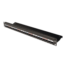 SIEMON ZPNL24E Z-PNL-24E Patch Panel Z-MAX de 24 puertos Modular (vacío) Plano 1UR