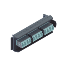 SIEMON LVA12LSQBCA LVA12-LSQ-BC-A Placa Acopladora LightVerse 6 Conectores Dúplex LC/