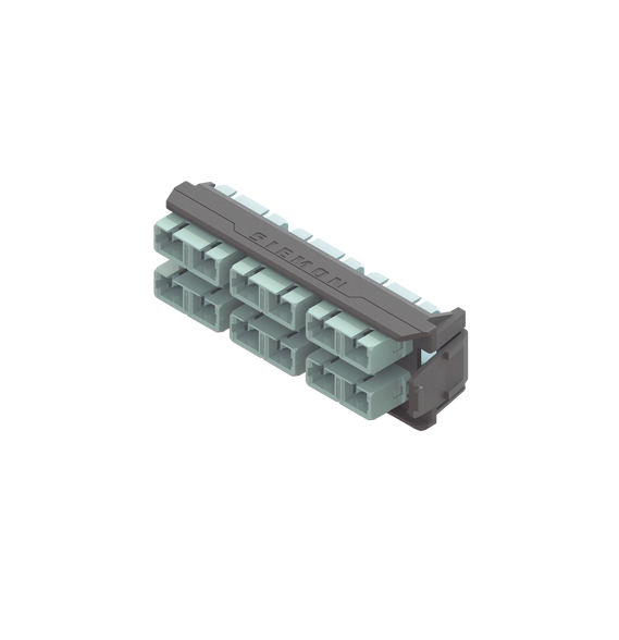SIEMON LVA12SCQBMA LVA12-SCQ-BM-A Placa Acopladora LightVerse 6 Conectores Dúplex SC