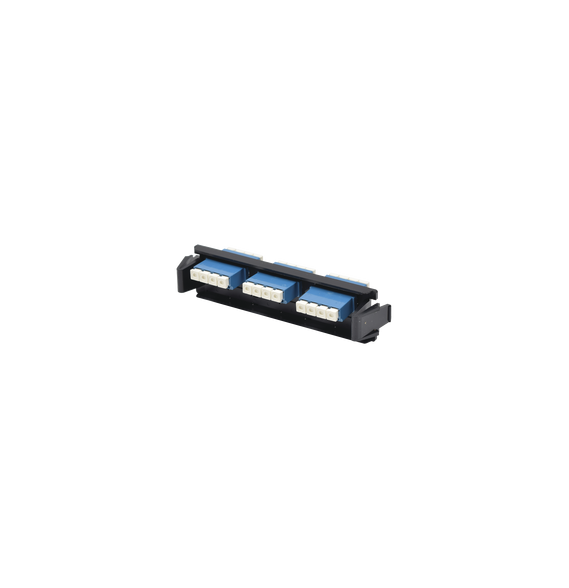 SIEMON RICFLCU1201C RIC-F-LCU12-01C Placa acopladora de Fibra Óptica Quick-Pack Con 6