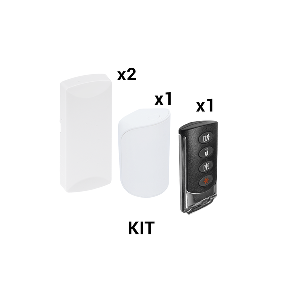 SFIRE KITRFSFIRE2 KIT-RF-SFIRE-2 KIT Básico Sensores Inalámbricos - Incluye 2 Contact