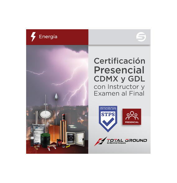Syscom EXPERTTG2 EXPERT-TG2 Certificación Oficial en Tierras Físicas y Pararrayos Tot