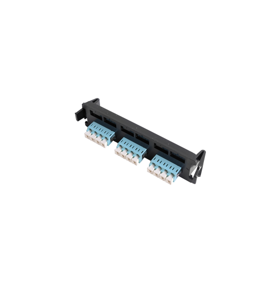SIEMON RICFLCQ1201C RIC-F-LCQ12-01C Placa acopladora de Fibra Óptica Quick-Pack Con 6