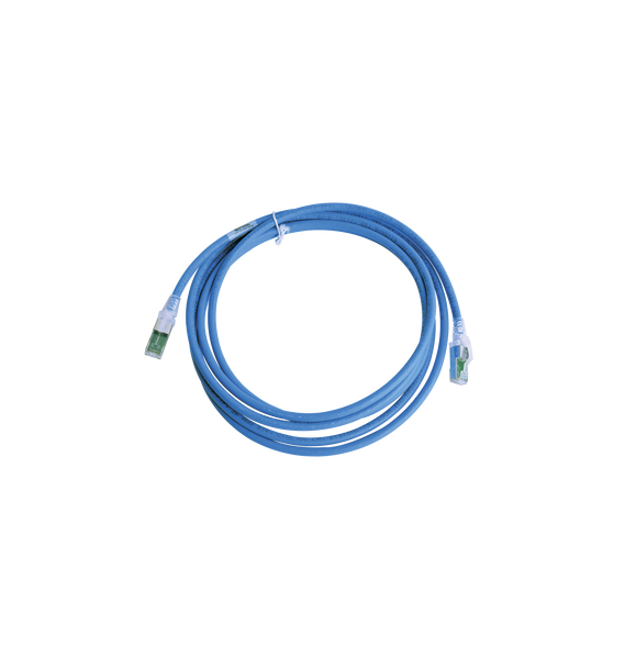 SIEMON ZM6AS5006 ZM6A-S50-06 Patch Cord Z-MAX Cat6A S/FTP CM/LS0H 50ft Color Azul