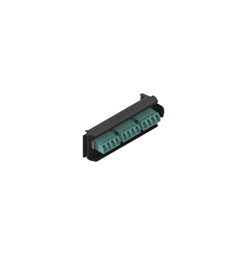 SIEMON LVA12LCQBCA LVA12-LCQ-BC-A Placa Acopladora LightVerse 6 Conectores Dúplex LC/ SIEMON LVA12LCQBCA LVA12-LCQ-BC-A Placa Acopladora LightVerse 6 Conectores Dúplex LC/