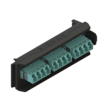 SIEMON LVA12LCQBCA LVA12-LCQ-BC-A Placa Acopladora LightVerse 6 Conectores Dúplex LC/