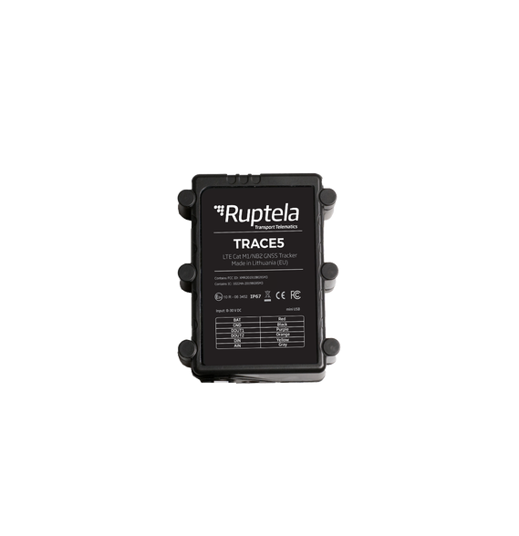 RUPTELA TRACE5PLUS TRACE-5-PLUS Localizador Vehicular 2G y 4G IP67 / Rastreo / Conduc