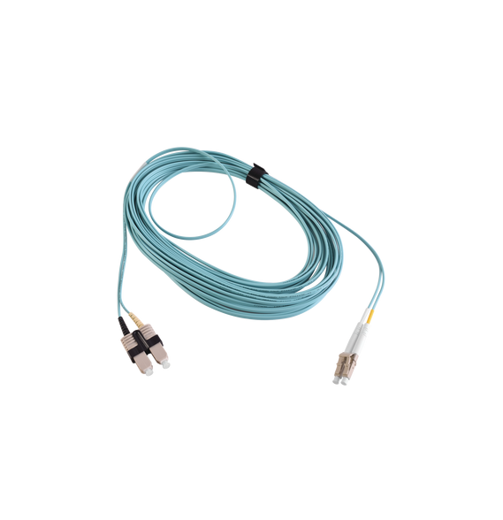 SIEMON FJ2LCSC5L10AQ FJ2-LCSC5L-10AQ Jumper de Fibra Óptica Multimodo 50/125 XGLO OM3