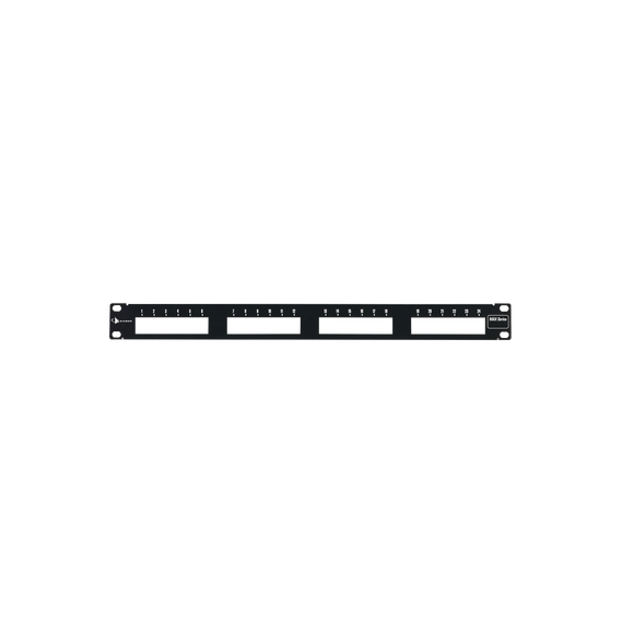 SIEMON MXPNL24 MX-PNL-24 Patch Panel MAX Modular (vacío) de 24 Puertos Plano 1UR