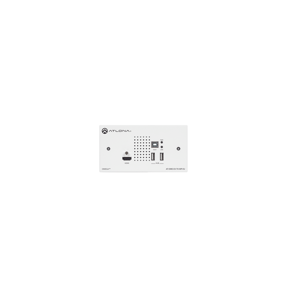 ATLONA ATOMEEXTXWPE AT-OME-EX-TX-WP-E Transmisor HDBaseT de placa de pared para HDMI