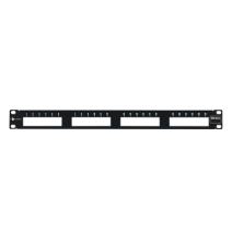 SIEMON MXPNL24 MX-PNL-24 Patch Panel MAX Modular (vacío) de 24 Puertos Plano 1UR