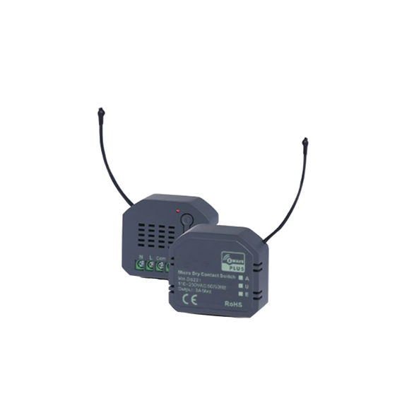 SFIRE MHDS221 MHDS221 (ZWAVE) Micro modulo On/Off y salida de contacto seco