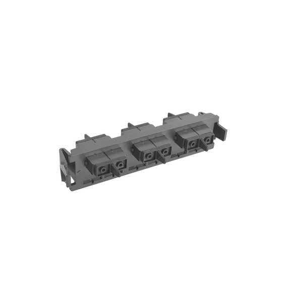 SIEMON RICFSC601 RIC-F-SC6-01 Placa acopladora de Fibra Óptica Quick-Pack Con 3 Conec
