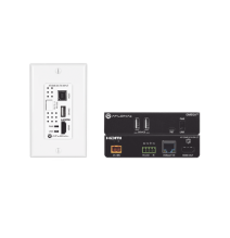 ATLONA ATOMEEXWPKITLT AT-OME-EX-WP-KIT-LT OMEGA 4K/UHD Placa de pared HDBaseT TX/RX p