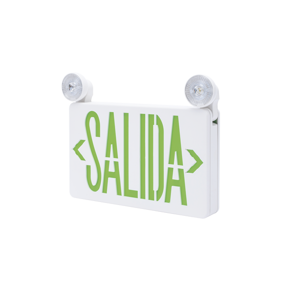 SFIRE SFKDC860 SFKDC860 Letrero de Emergencia LED DUAL de SALIDA con Luz de Emergenci