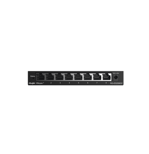 RUIJIE RGES208GC RG-ES208GC Switch Administrable con 8 puertos Gigabit gestión gratui