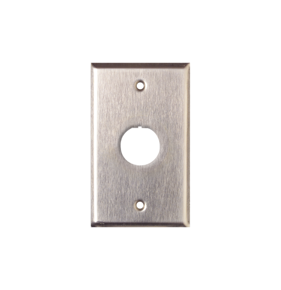 SIEMON XFPS01SS XFP-S-01-SS Placa de Pared Reforzada de Acero Inoxidable Para Uso Ind