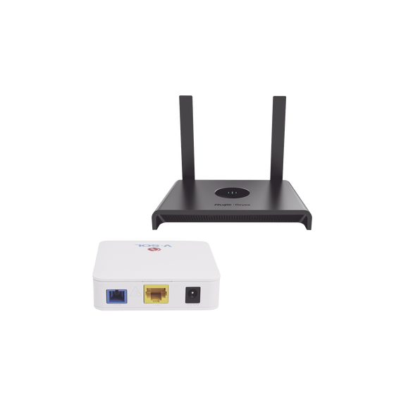 RUIJIE KIT1VPONWIFI KIT1-VPON-WIFI Kit 1 ONU Bridge V-Sol Dual GPON/EPON con Router H