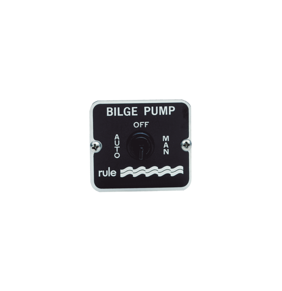 RULE 45 45 Switch de tres posiciones para control de bombas de achique de 12 o 24 Vcd