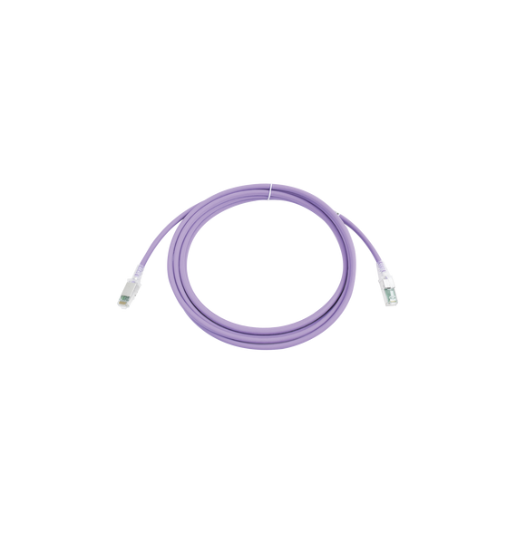 SIEMON ZM6AS1008B ZM6A-S10-08B Patch Cord Z-MAX Cat6A S/FTP CM/LS0H 10ft Color Violet