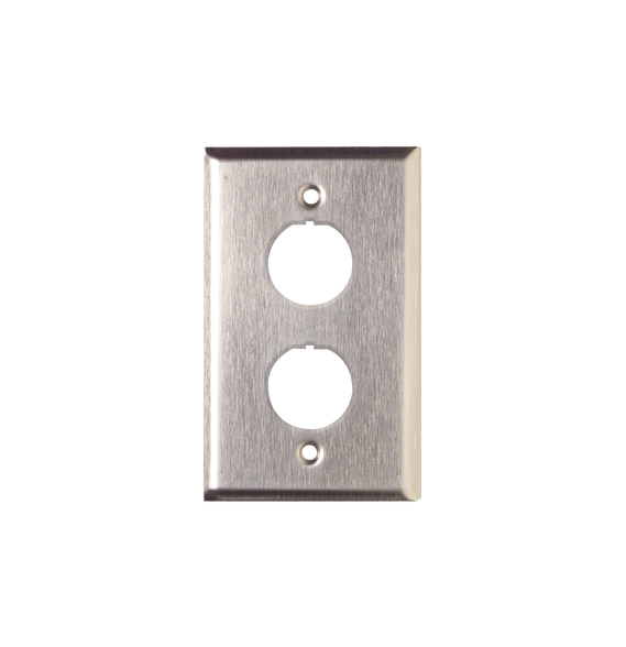 SIEMON XFPS02SS XFP-S-02-SS Placa de Pared Reforzada de Acero Inoxidable Para Uso Ind