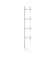 SINCLAIR SD214SF1P2SNM SD214-SF1P2SNM Antena Aérea para Base 4 Dipolos 118-138 MHz 8.