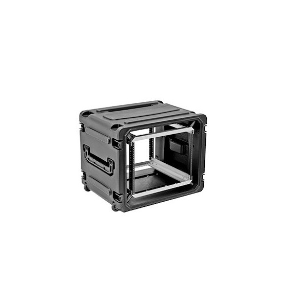 SKB 3SKBR08U20W 3SKB-R08U20W Gabinete Plástico Móvil con Amortiguador con Rack de 19