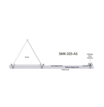 SINCLAIR SMK325A3 SMK-325-A3 Montaje Lateral Ajustable en Kit para Montaje de Antenas