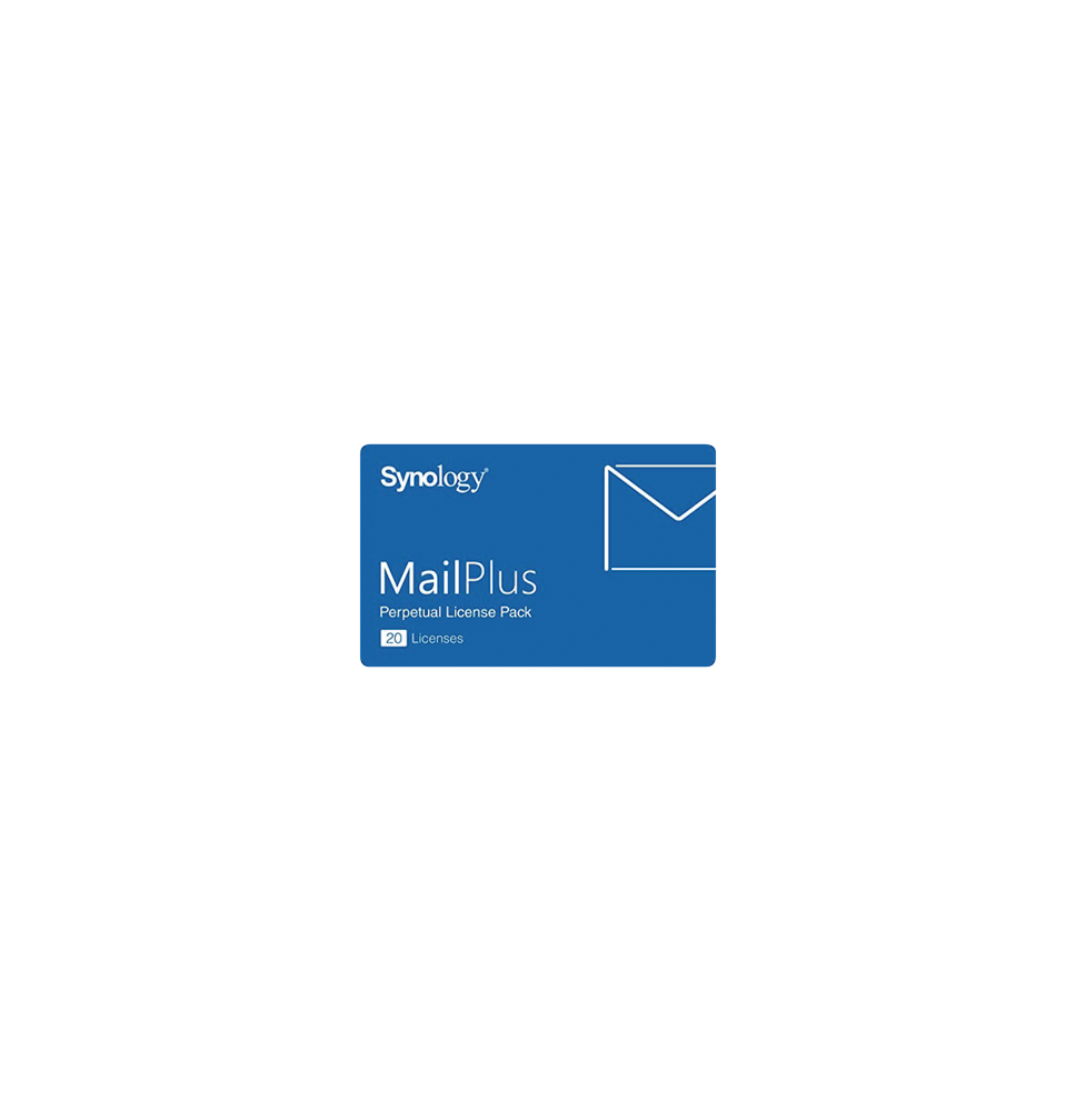 SYNOLOGY MAILPLUS20 MAILPLUS20 Licencia para 20 cuentas de correo electronico