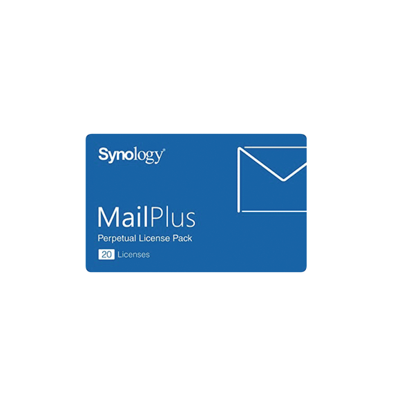 SYNOLOGY MAILPLUS20 MAILPLUS20 Licencia para 20 cuentas de correo electronico