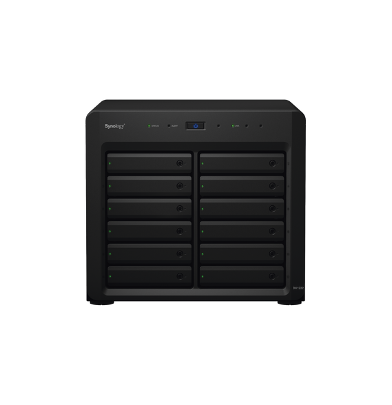 SYNOLOGY DX1222 DX1222 Unidad de expansión con 12 bahías / Hasta 216 TB