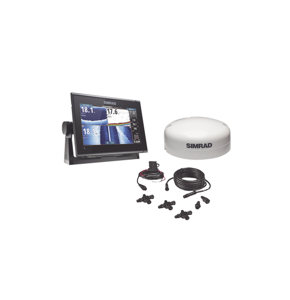SIMRAD GO9GPSKIT GO9-GPSKIT Kit de pantalla multifuncional GO9 con kit NMEA2000 y ant
