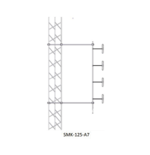 SINCLAIR SMK125A7 SMK-125-A7 Montaje Lateral Ajustable en Kit para mástil de Antenas