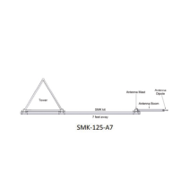 SINCLAIR SMK125A7 SMK-125-A7 Montaje Lateral Ajustable en Kit para mástil de Antenas