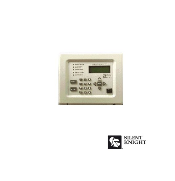 SILENT KNIGHT BY HONEYWELL RA1000 RA1000 Teclado remoto color blanco con pantalla de