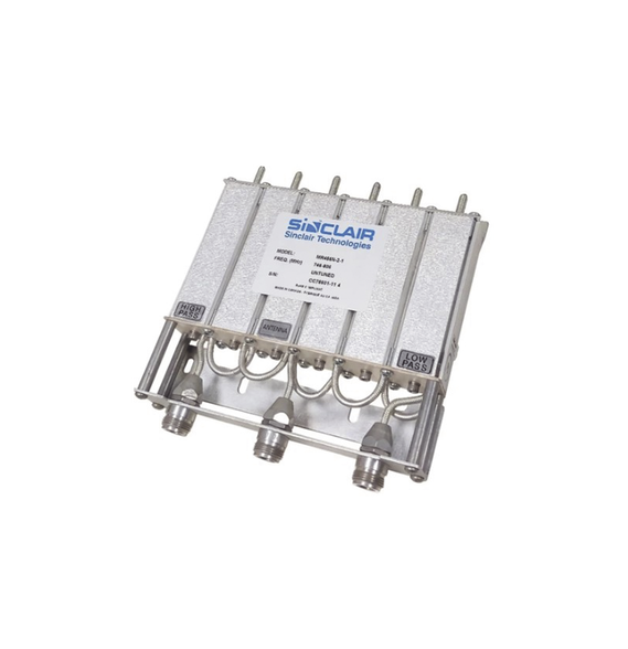SINCLAIR MR456B13 MR456B-1-3 Duplexer Móvil 806-960 MHz 6 Cavidades 9 MHz Separación