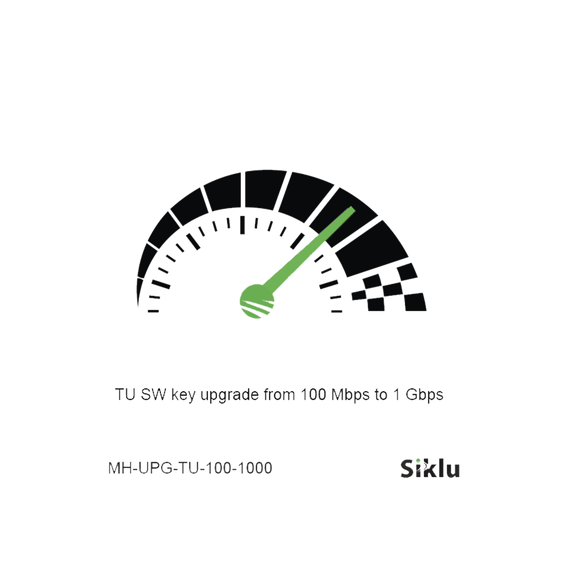 Siklu MHUPGTU1001000 MH-UPG-TU-100-1000 Actualización para la unidad terminal MultiHa