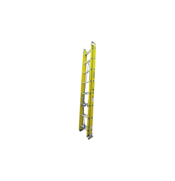 SURTEK SYSEEFV224 SYS-EEFV224 Escalera de extensión Fibra de vidrio 24 escalones (alt