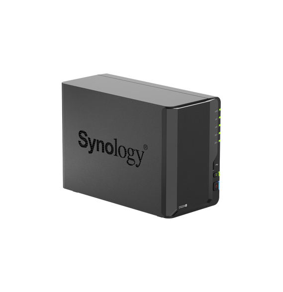 SYNOLOGY DS224PLUS DS224PLUS Servidor NAS de 2 Bahías / Servicio Nube Gratis (P2P) /