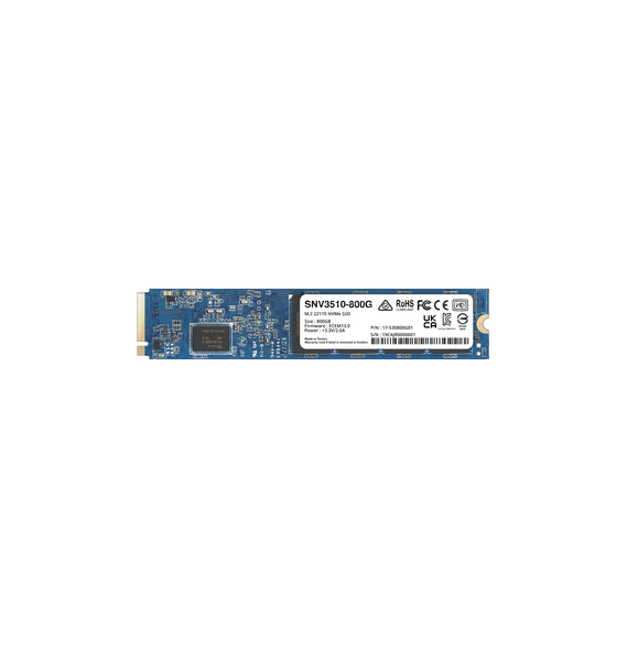 SYNOLOGY SNV3510800G SNV3510800G SSD 800GB NVMe M.2 22110 diseñada para Synology NAS