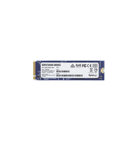 SYNOLOGY SNV3400800G SNV3400800G SSD 800GB NVMe M.2 2280 diseñada para Synology NAS c