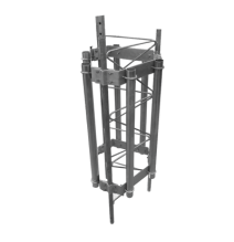 SYSCOM TOWERS SMHEX45G SM-HEX-45G Herraje para 6 antenas sectoriales compatible con t