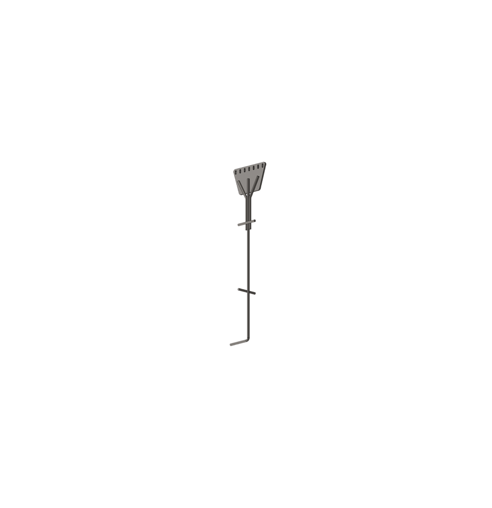 SYSCOM TOWERS SAZ90G7R SAZ-90G-7R Ancla de Piso Tipo Paleta 7 Orificios para Retenida